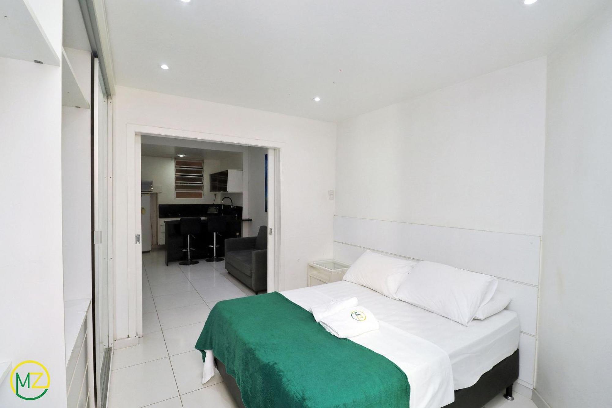 Studio Com Vista Lateral Para O Mar Em Copacabana 里约热内卢 外观 照片