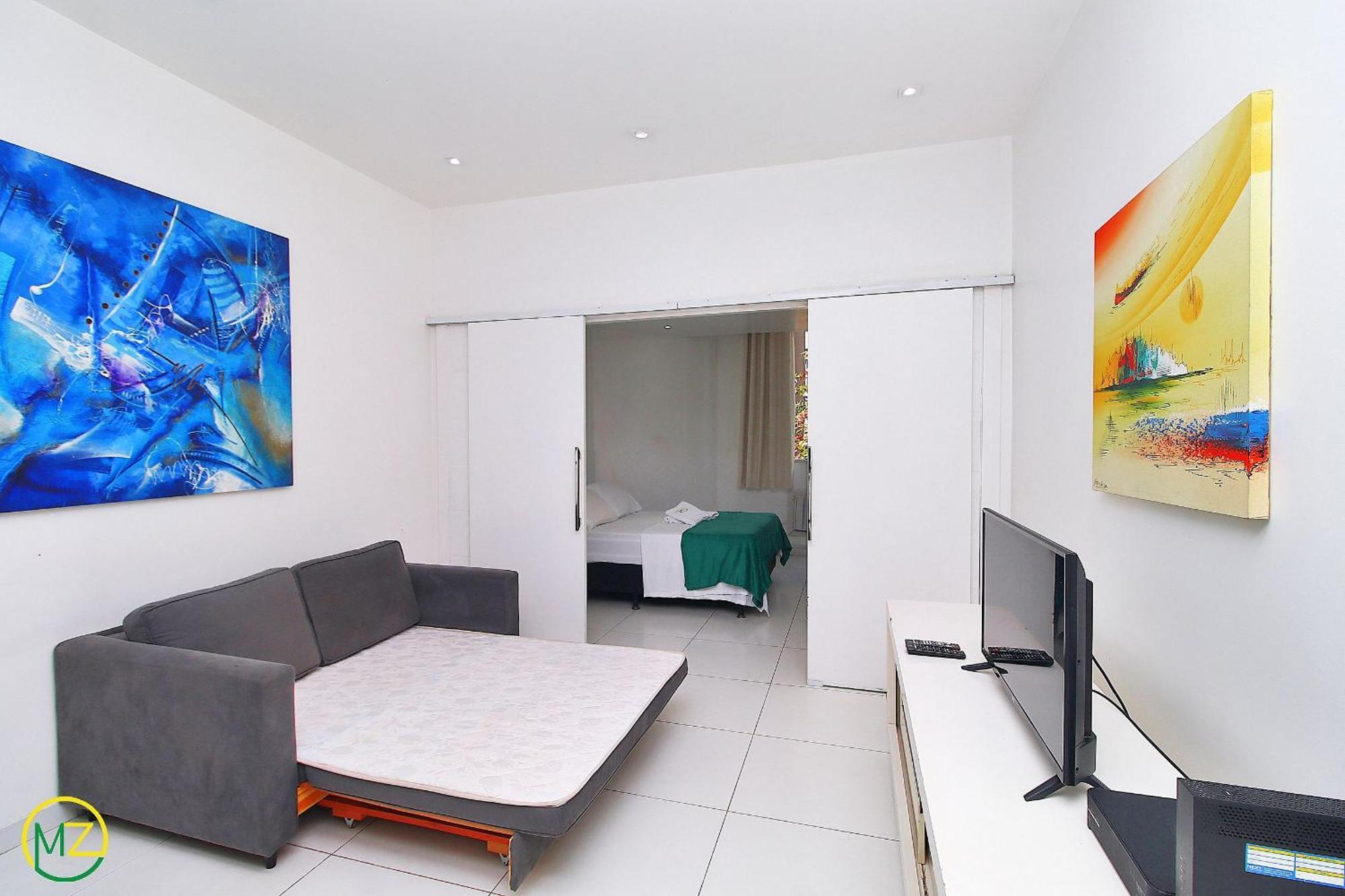 Studio Com Vista Lateral Para O Mar Em Copacabana 里约热内卢 外观 照片