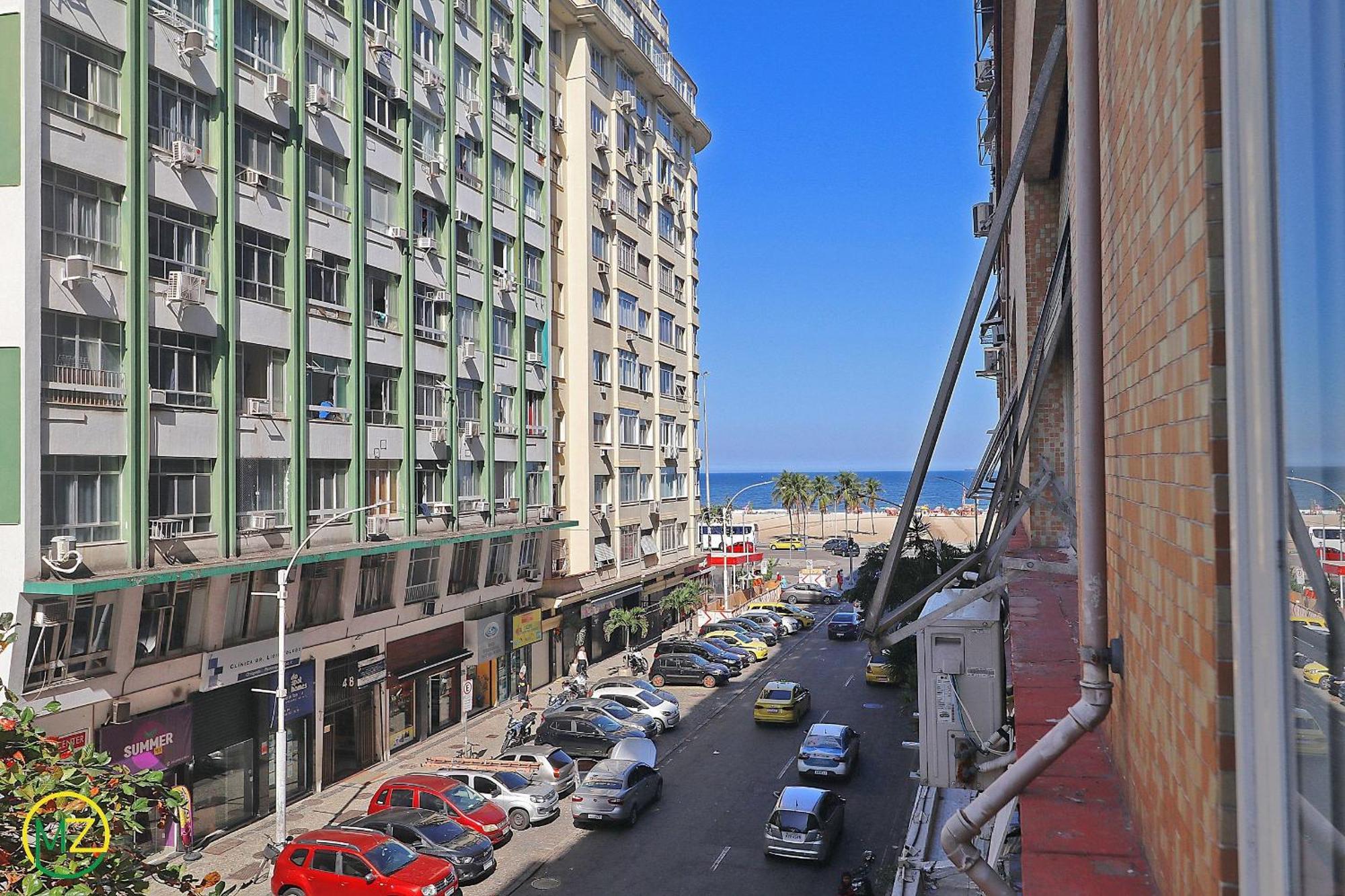 Studio Com Vista Lateral Para O Mar Em Copacabana 里约热内卢 外观 照片